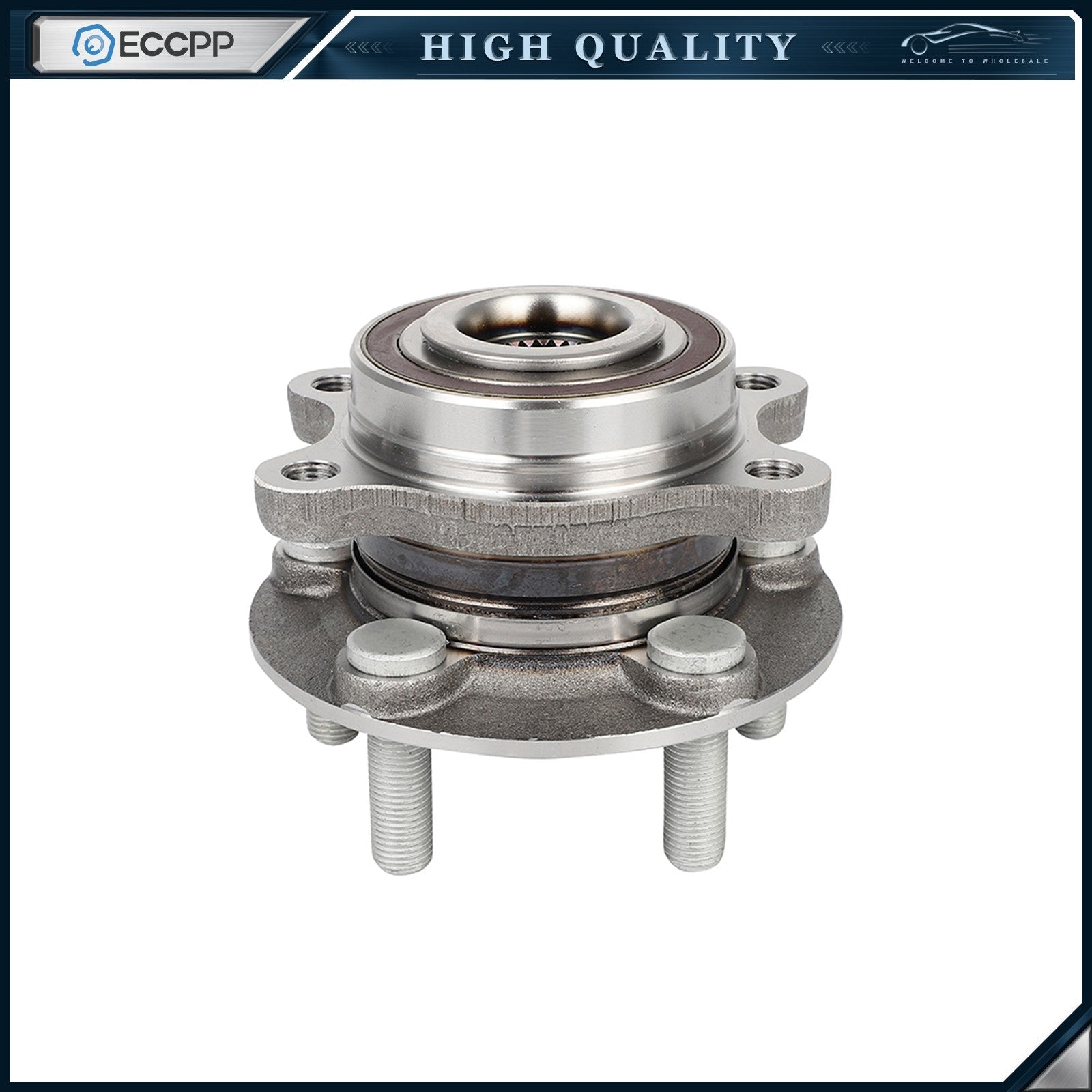 1Pc Wheel Hub Bearing Assembly Front or Rear AWD For Ford Edge 2015-2021 W/ ABS 6B93BC-57