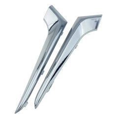 Chrome LH RH Front Bumper Fog Light Cover for Chevy Malibu 2016-2018 23478373 6B93BC-57