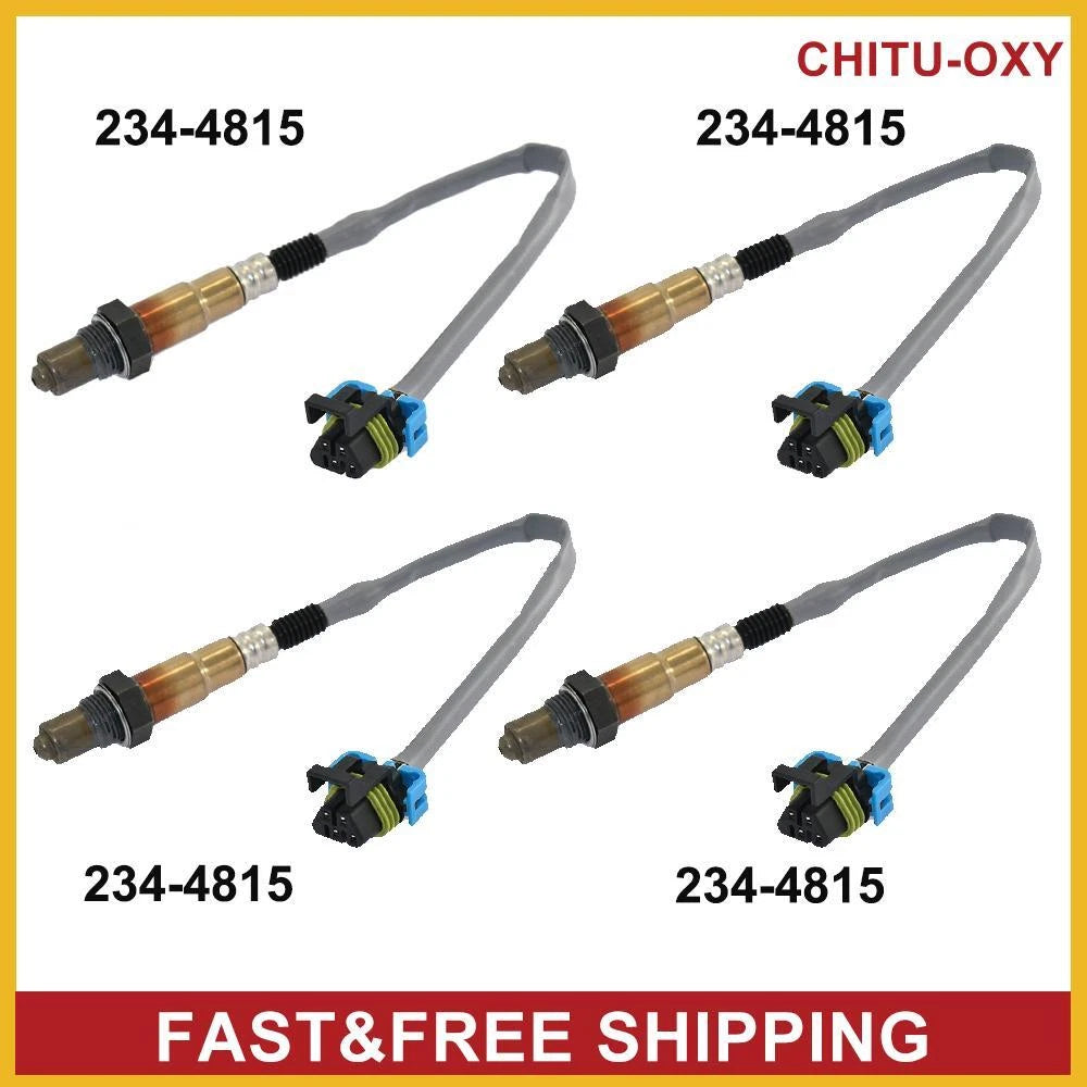 4PCS Up&Down Oxygen O2 Sensors For Chevy GMC Buick Cadillac 3.0L 3.6L 12612430 6B93BC-57