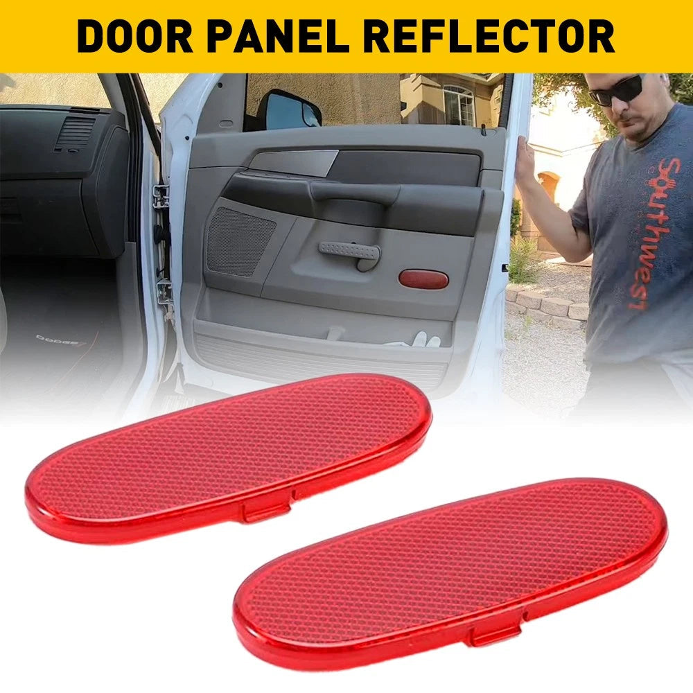 Inner Front Door Panel Light Reflector Trim For 2003-2009 Ram Dodge 2500/3500 6B93BC-57