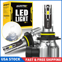 AUXITO 9005 HB3 LED Headlight Bulbs Kit High Beam Super Bright White E2 EOA AUXITO