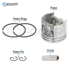 42mm Cylinder Piston Kit Fits Stihl MS240 024 Chainsaw 1121 020 1200 6B93BC-57
