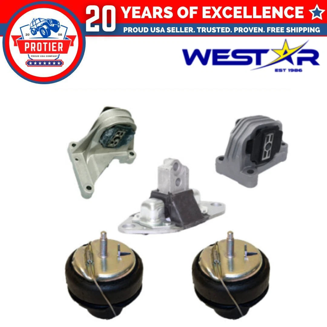Engine Motor & Trans Mount 5PCS Set Compatible for 2001-2004 Volvo S60 2.3L 6B93BC-57