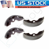 2 Pairs Brake Shoes Front For 1997-2001 Honda TRX250 2x4 Semi-Metal 6B93BC-57