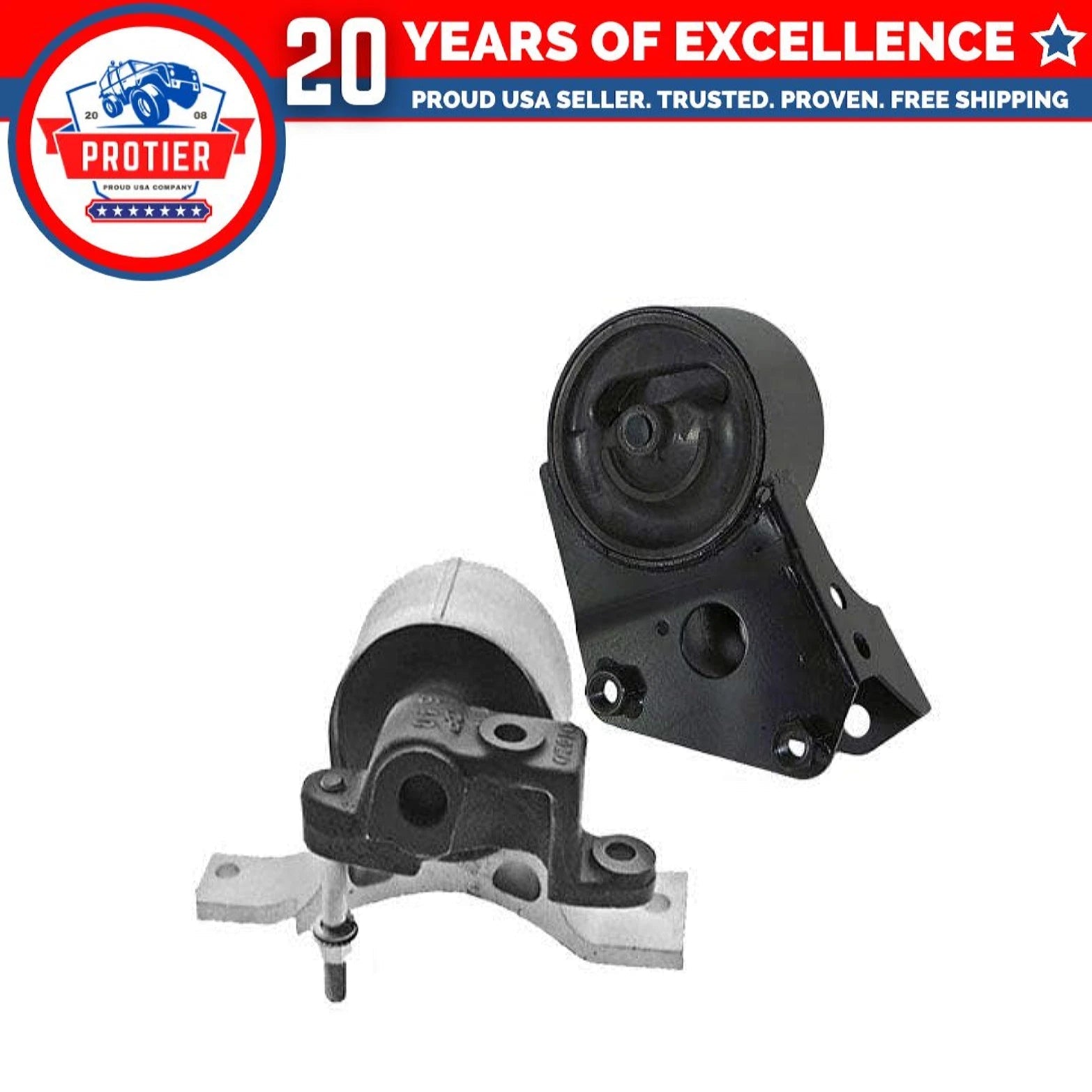Engine Motor Mount 2PCS Set Compatible for 2003-2007 Nissan Murano 3.5L AWD 6B93BC-57