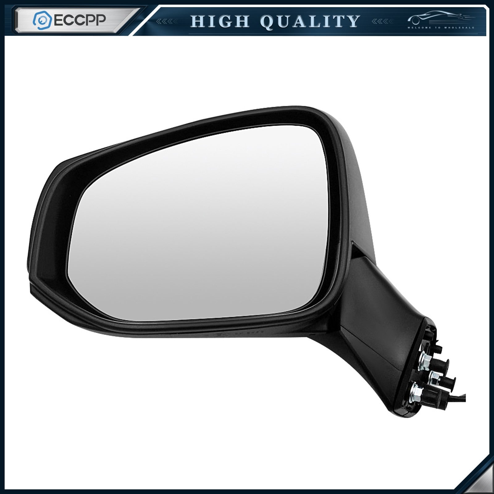 Power Mirror for Toyota RAV4 2019-2022 Driver Side Textured Black 6B93BC-57