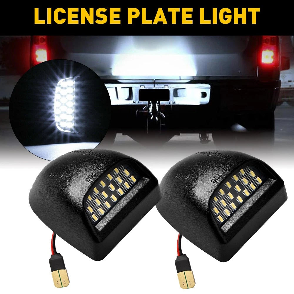 LED License Plate Light for GMC Yukon Sierra 1500 2500 Chevy Tahoe Silverado EOA 6B93BC-57