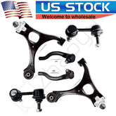 6pcs Front Control Arms Tie Rods Sway Bars Kit For 2006-2010 2011 Honda Civic 6B93BC-57