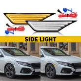 Switchback Sequential Turn Signal Side LED Marker Light For Civic Honda 2016-21 6B93BC-57