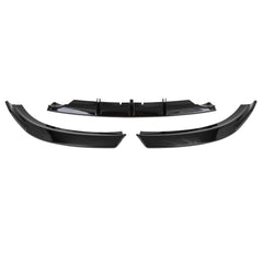 Glossy Black Fits 2009-2012 Audi A4 B8 S-Line Bumper Front Lip Spoiler 6B93BC-57
