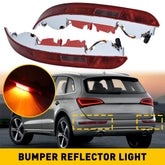 For Audi Q5 2009-2016 Rear Bumper Tail Light Reflector Brake Stop Lamp Red EOA 6B93BC-57