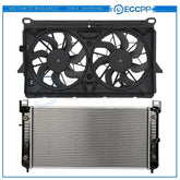 Radiator Cooling Fan Kit For 2007 2008-2013 Chevrolet Avalanche Silverado 1500 6B93BC-57