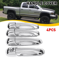 Chrome Door Handle Covers Fit 2002-2008 Dodge Ram / 1500 2003-2009 Ram 2500 3500 6B93BC-57