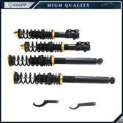 Coilovers Shocks Struts Suspension Lowering Kit For 95-2002 VW Cabrio Adjustable 6B93BC-57