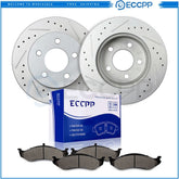 Front Disc Rotors Ceramic Brake Pads for Jeep Grand Cherokee Wrangler Comanche 6B93BC-57