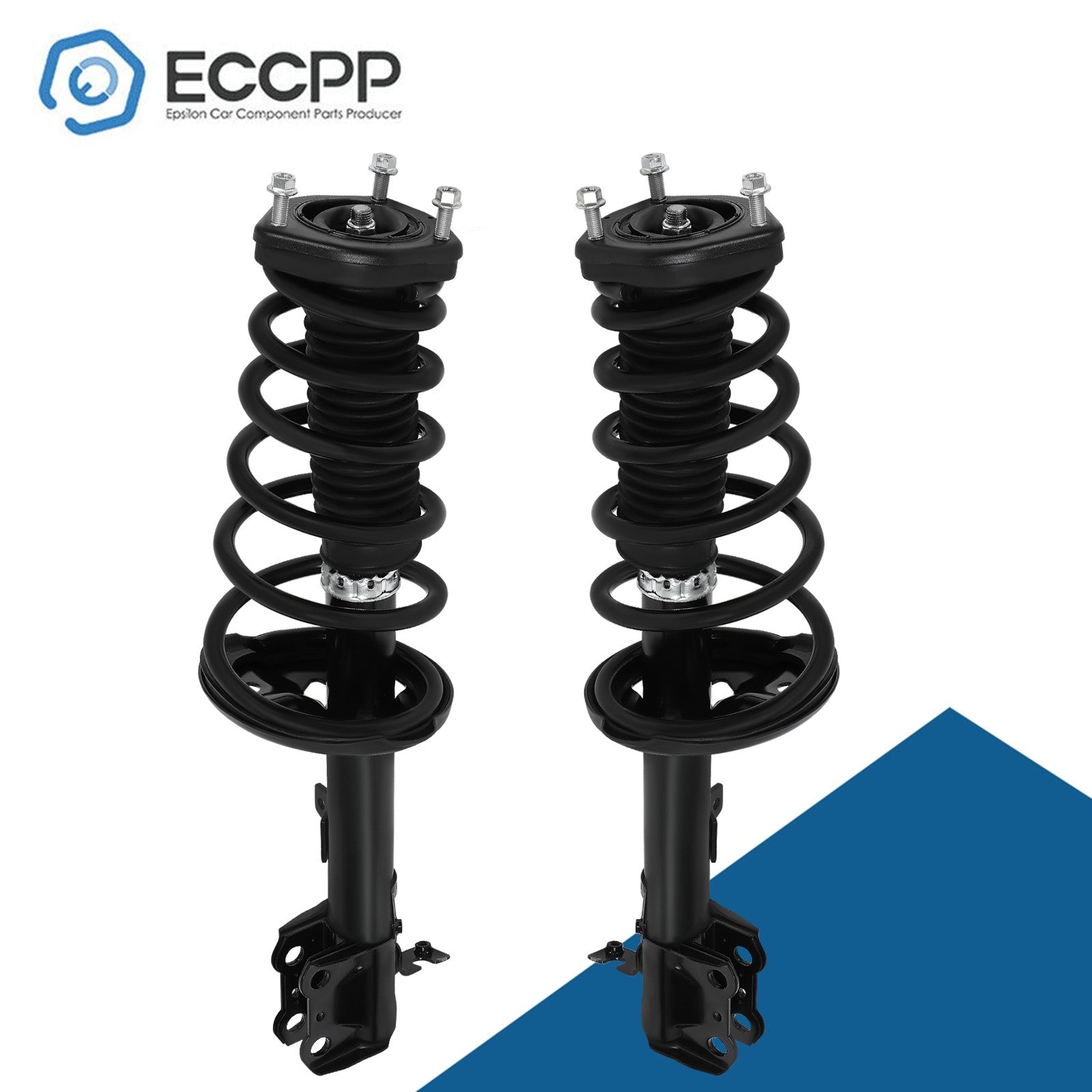 Full (2) Rear Quick Strut Shock & Spring Assembly For 2009-2012 Toyota Venza AWD 6B93BC-57