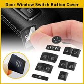 14X Car Front Door Armrest Window Switch Button Cover Set Trim For Mercedes-Benz 6B93BC-57