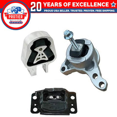 Motor & Trans Mount 3PCS Set Fit 14-20 Ford Fusion 1.5L/ 13-14 Fusion 1.6L 6B93BC-57