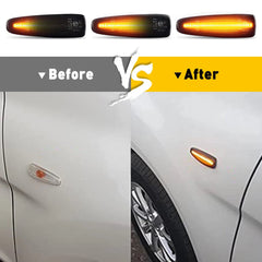 For 2008-17 Mitsubishi Lancer Sequential LED Side Marker Light Super Bright USEA 6B93BC-57