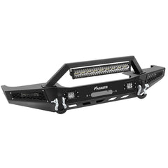 Front Bumper W/ Winch Plate & LED Lights & D-rings For 1983-2001 Jeep Cherokee 6B93BC-57