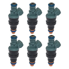 Set of 6 Fuel Injectors 0280150715 for 87-97 BMW M3 323i 325i 525i 0280150415 6B93BC-57