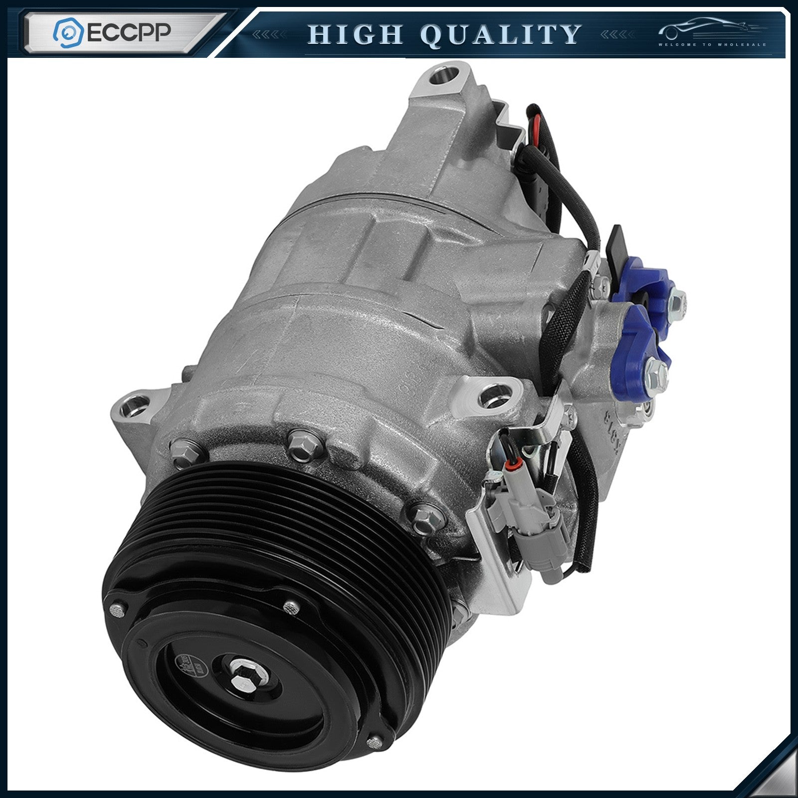 AC A/C Compressor And Clutch Fits BMW X5 3.0L 2011-2013 2014 2015 2017 2018 6B93BC-57