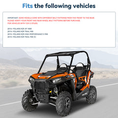 2 Pcs 2'' 4x156 ATV Wheel Spacers 12x1.5 For Polaris RZR S 900 1000 2015-2021