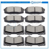 Front Rear Ceramic Brake Pads For Toyota Tundra Sequoia 2008 2009 2010 2011-2019 6B93BC-57