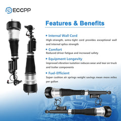 Front Rear Air Suspension Shocks Fits 4Matic Mercedes W221 S500 S550 CL500 4PCS 6B93BC-57