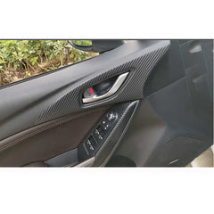 Interior Center Console Carbon Fiber Molding Sticker For Mazda 6 Atenza 2017-20