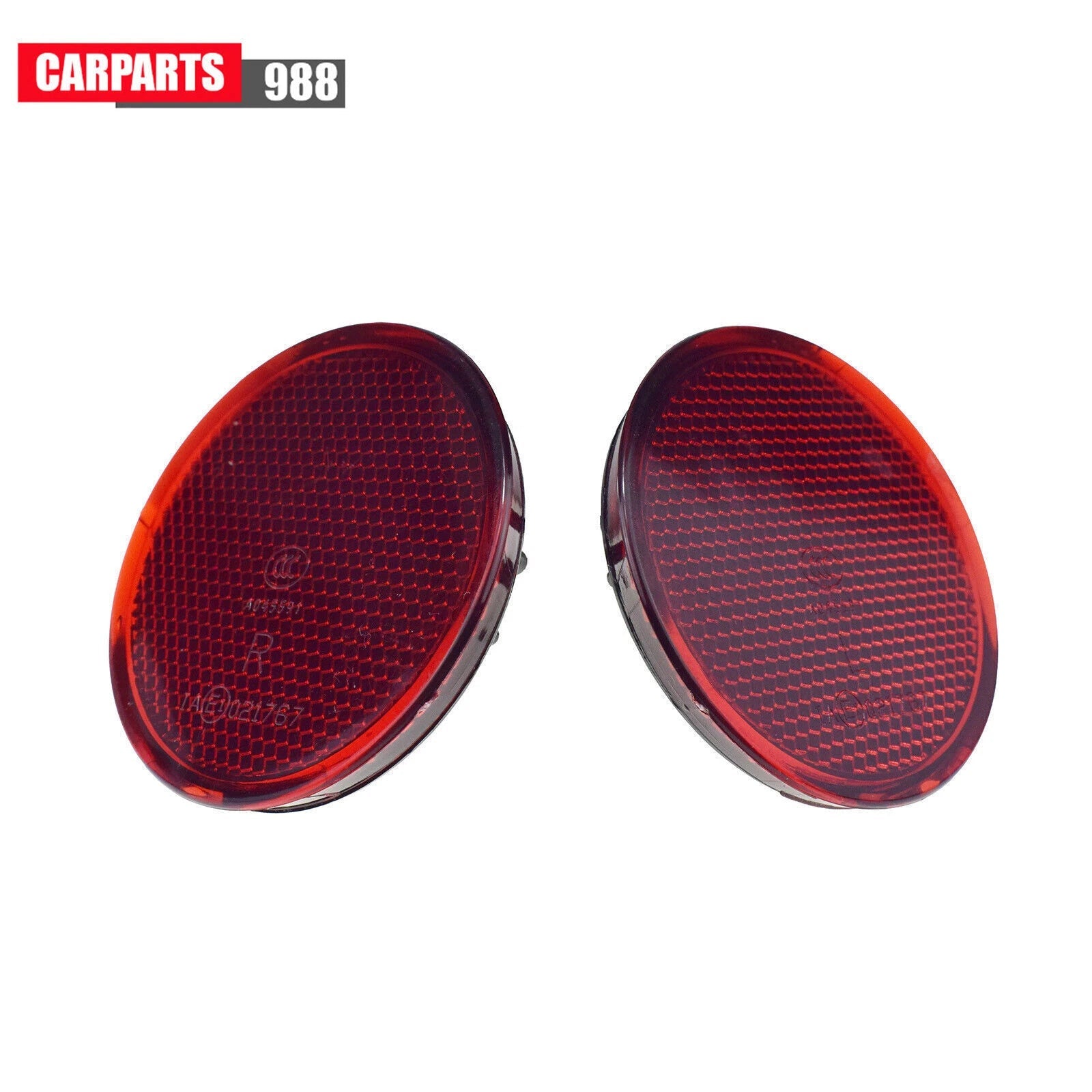 Pair LH RH Rear Bumper Reflectors Lights Lamp for Nissan Qashqai 2007 2008-2013 6B93BC-57