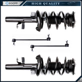 For 2012 2013 Ford Focus 2.0L Auto Trans Front Complete Struts & Sway Bar Link 6B93BC-57