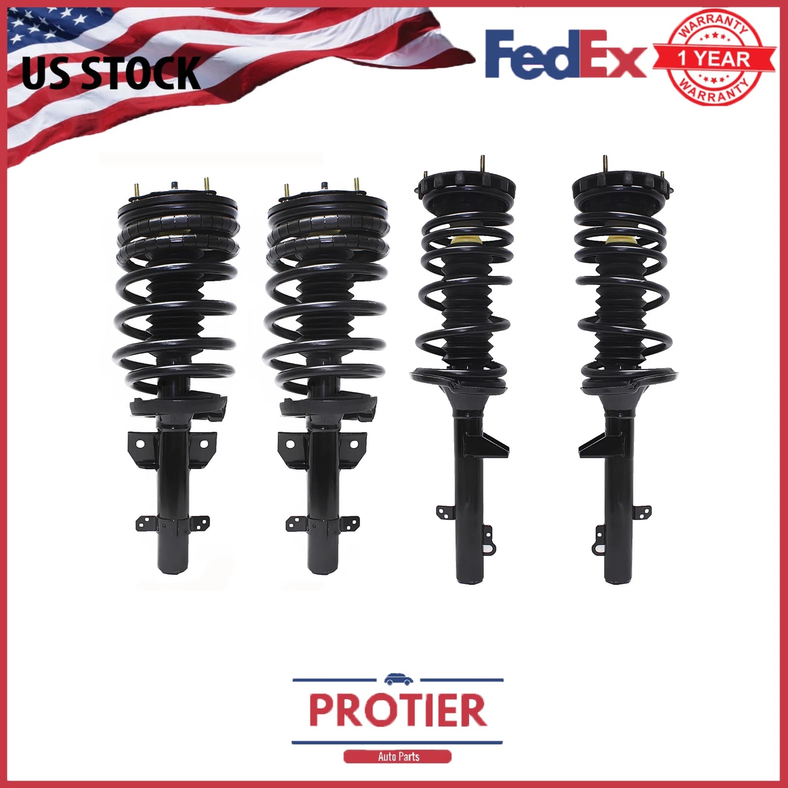 Front and Rear Conversion Kit for LINCOLN CONTINENTAL 6B93BC-57