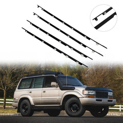 For 1996-1997 Lexus LX450 Front & Rear Door Window Seal Belt Molding 6B93BC-57
