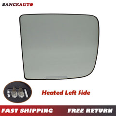 Left Driver Heated Towing Mirror Glass For 2013-2022 Dodge Ram 1500 68067727AA 6B93BC-57