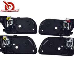 Front Rear Left Right Interior Door Handle Chrome For 03-07 Honda Accord 4-Door 6B93BC-57