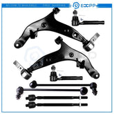 Fits Nissan Quest 8Pcs Front Lower Control Arms Sway Bars Tie Rods 2004-2009 KOEEP