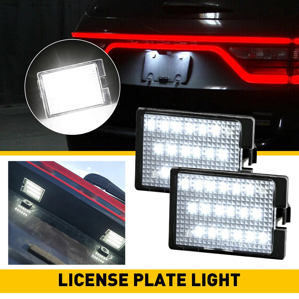 2x License 18LED Plate For Light 2014-2021 Dodge Durango Super Bright Lamp EOA 6B93BC-57