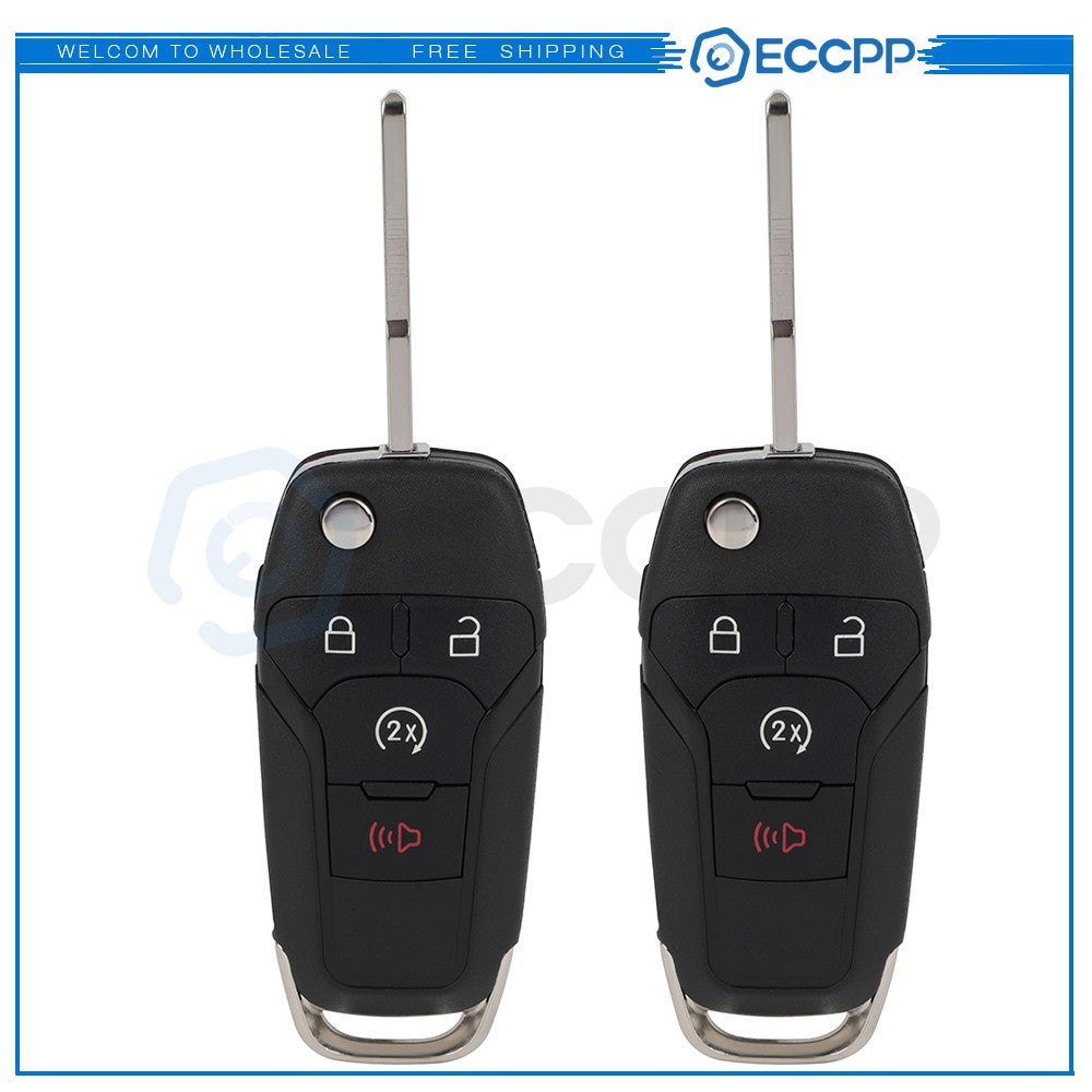 2 For Ford F-150 2015 2016 2017 2018 2019 Remote Keyless Entry System 4 Buttons 6B93BC-57
