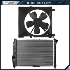 Electric Engine Radiator Cooling Fan Kit For 2005 2006 2007 2008 Chevrolet Aveo 6B93BC-57