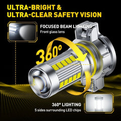AUXITO H16 5201 5202 Super Bright LED Fog Daytime Running Light Bulb White 6G EA AUXITO