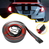 Carbon Fiber LED Car Tail Brake Light Strip Rear Spoiler Lip Trim Universal EOA 6B93BC-57