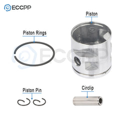 41mm Cylinder Piston Kit For Partner 742 840 842 McCulloch 742 842 Chainsaw 6B93BC-57
