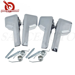 Interior Door Handle LH RH 4PCS For 2007-2014 Ford Edge 07-15 Lincoln MKX Chrome 6B93BC-57