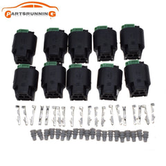 10PCS 2 Pin Temperature Sensor Electrical Connector For BMW 3/ 5/ 7 X Series 6B93BC-57