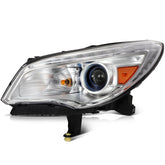 Left Side Headlight Assembly For 2013-2017 Buick Enclave 3.6L Chrome Amber 6B93BC-57