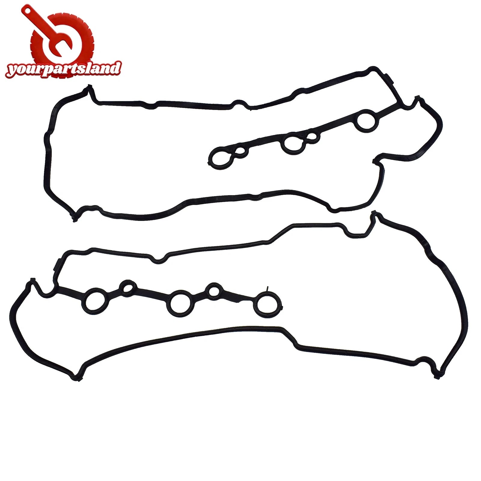 For NISSAN Armada INFINITI QX56 Left & Right Engine Cover Gasket Set 13270-1LA0A 6B93BC-57