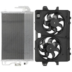 AC Condenser Cooling Fan Kit For 2008-2012 Ford Escape 2008-2011 Mercury Mariner 6B93BC-57