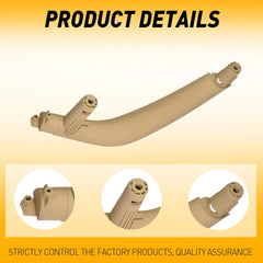 For BMW X5 E70 X6 14-18 Passenger Right Inner Door Handle Pull Trim Cover Beige 6B93BC-57