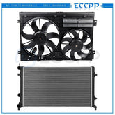 Fit for 2013-2014 Volkswagen Beetle 2.5L Cooling Fan & Radiator Kit 6B93BC-57